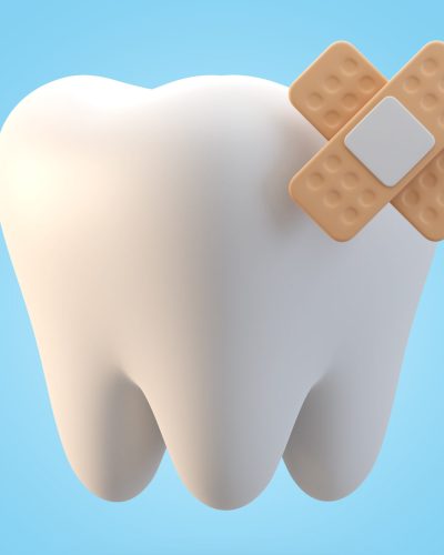 Tooth 3d icon isolated